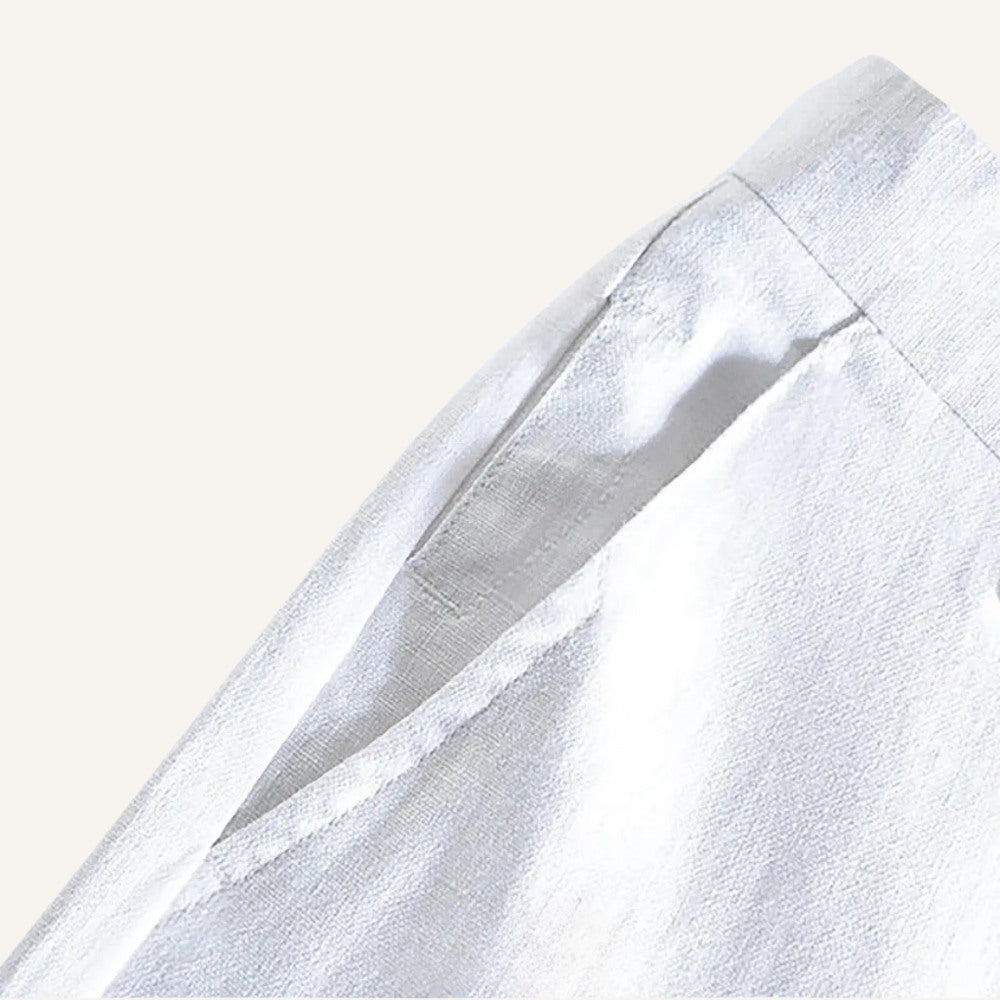 Pantalón de Lino Bianco para Hombre