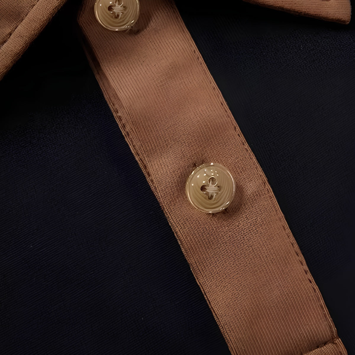 Camisa Polo Lisa de Algodón para Hombre Old Money Vittore