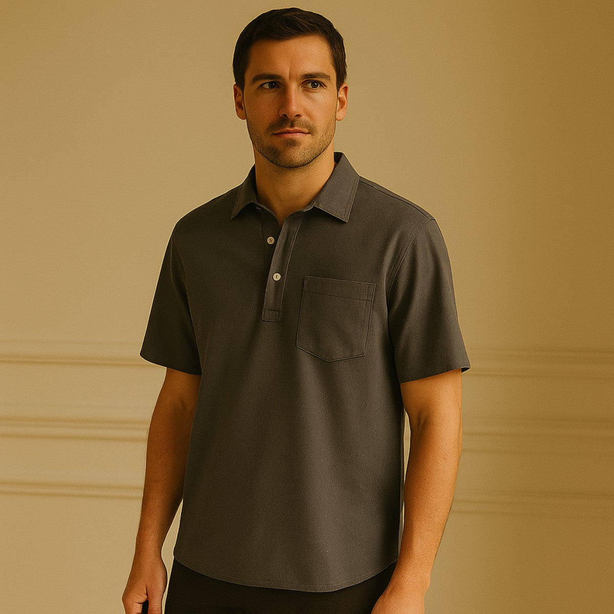 Polo de Lino Casablanca para Hombre