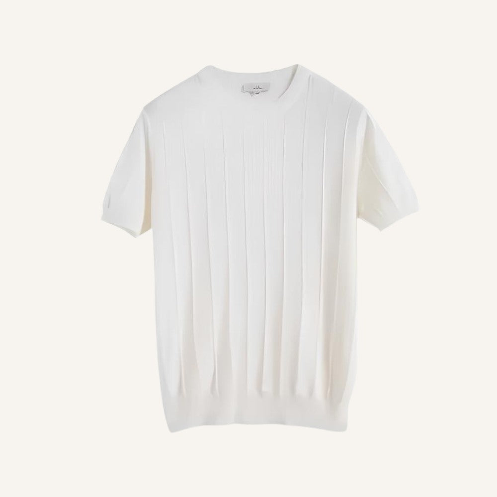 Camiseta de Punto Texturizado para Hombre Old Money Belgrano