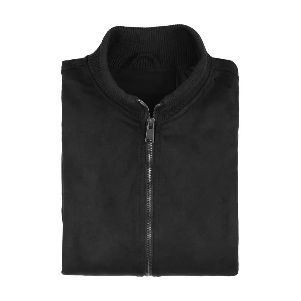 Chaqueta de Ante para Hombre con Cuello Alto Monet