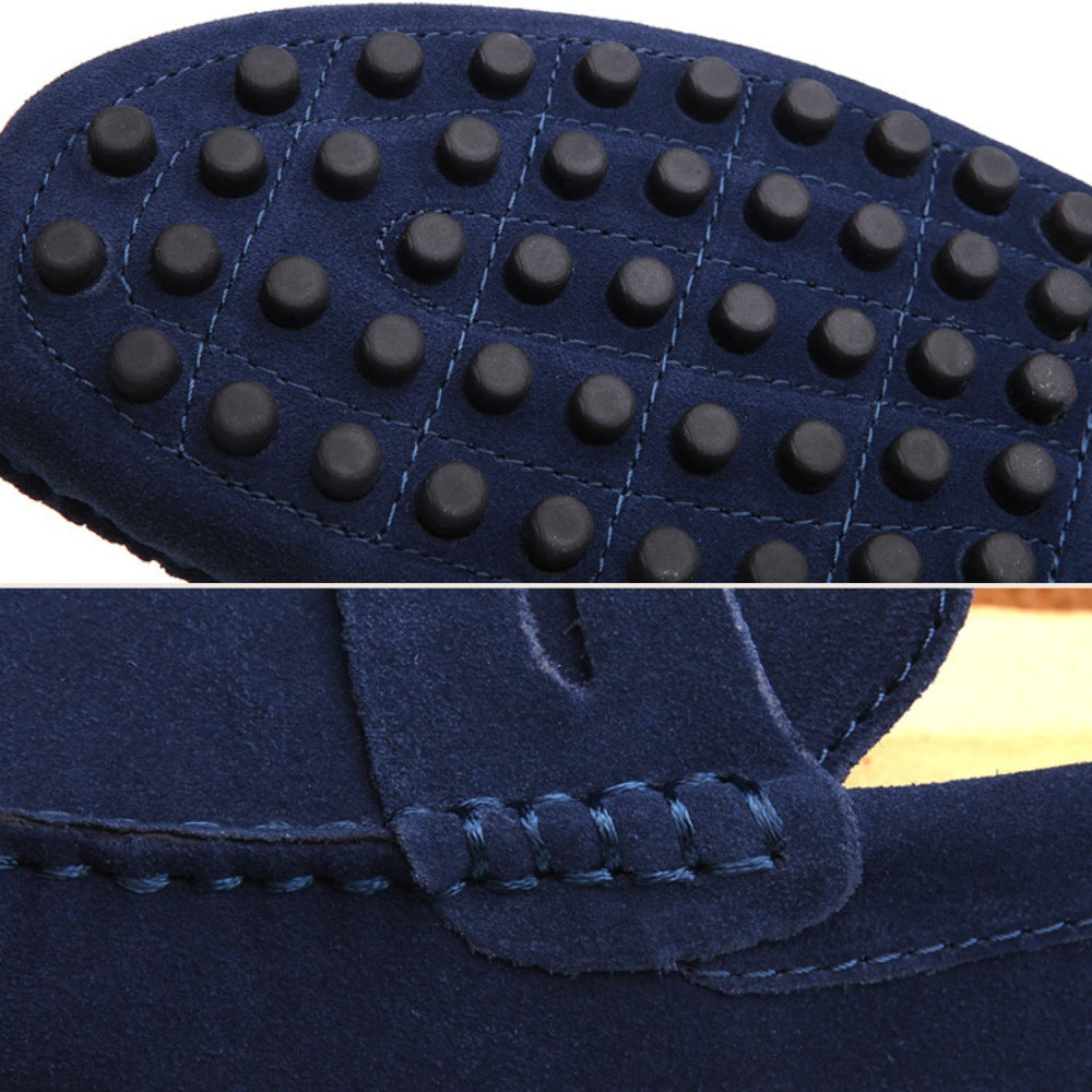 Mocasín Loafer Driver de Gamuza Cortez