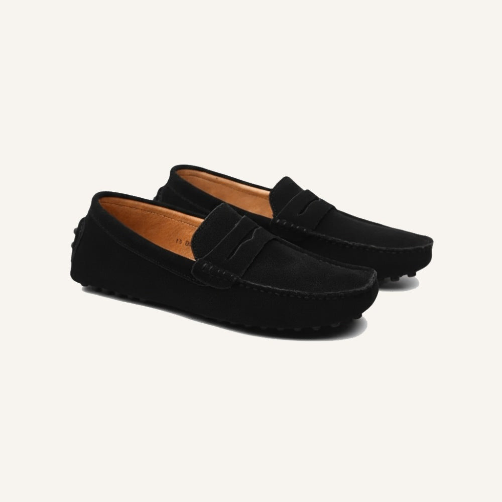 Mocasín Loafer Driver de Gamuza Cortez