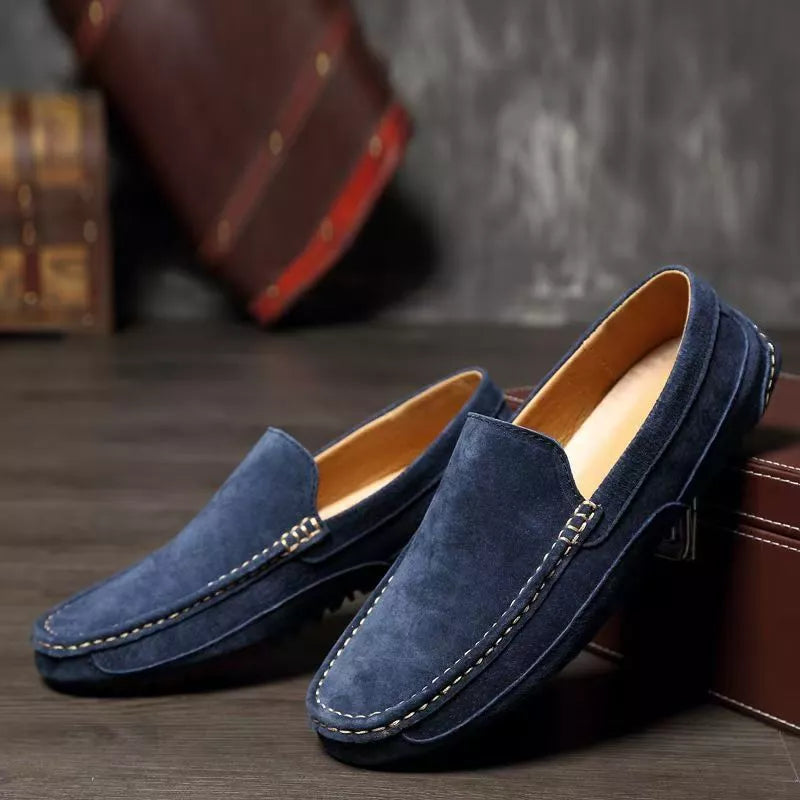 Mocasín Loafer de Ante Solatte para Hombre
