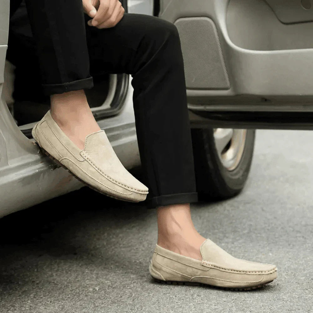 Mocasín Loafer de Ante Solatte para Hombre