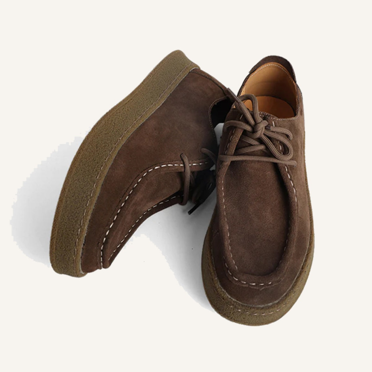Zapato de Gamuza con Suela Alta para Hombre Craffito
