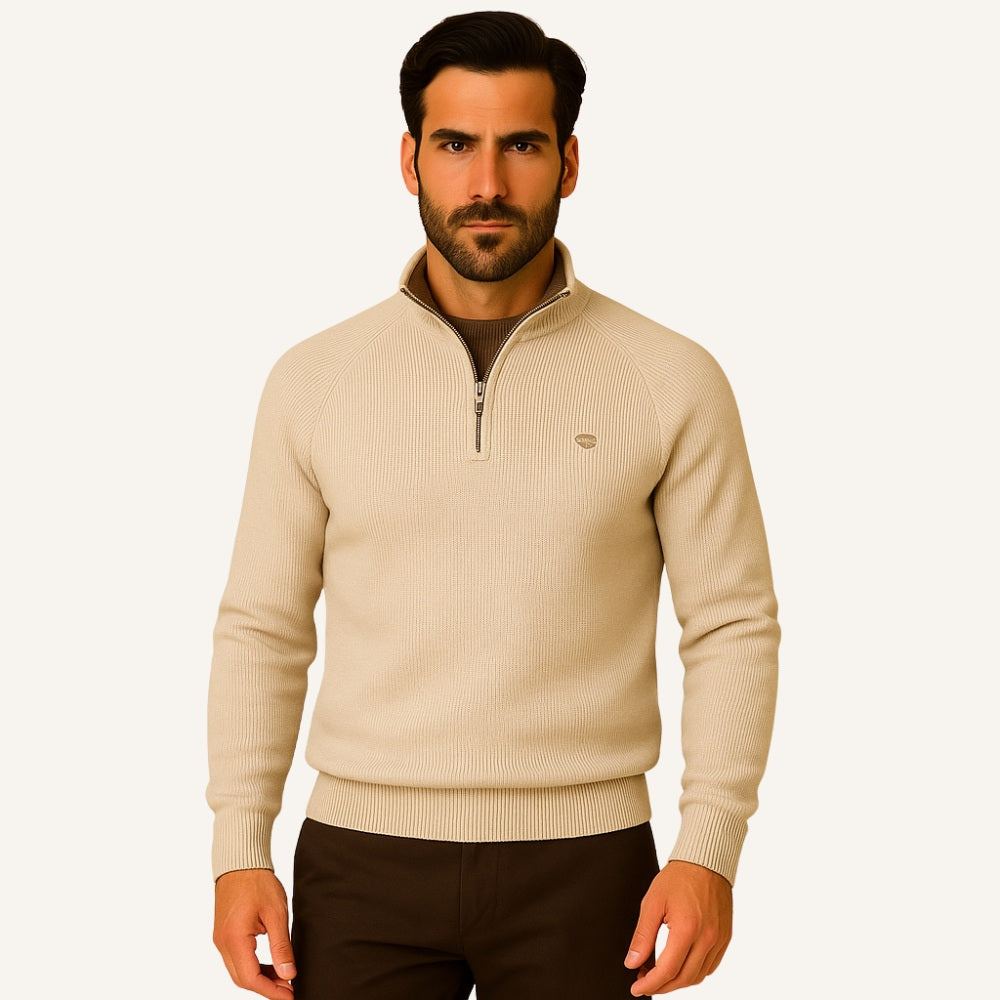 Suéter de Medio Cierre para Hombre Pesson Signature