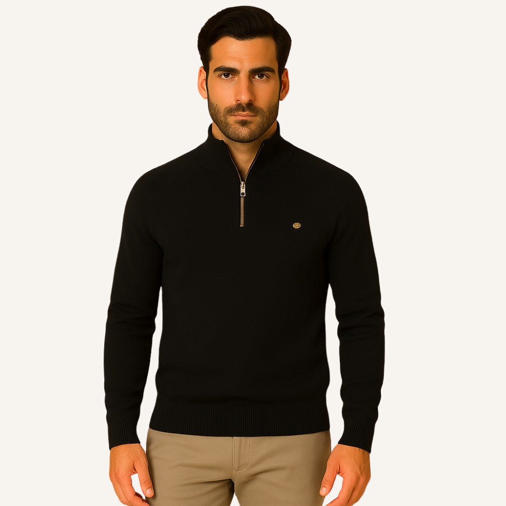 Suéter de Medio Cierre para Hombre Pesson Signature