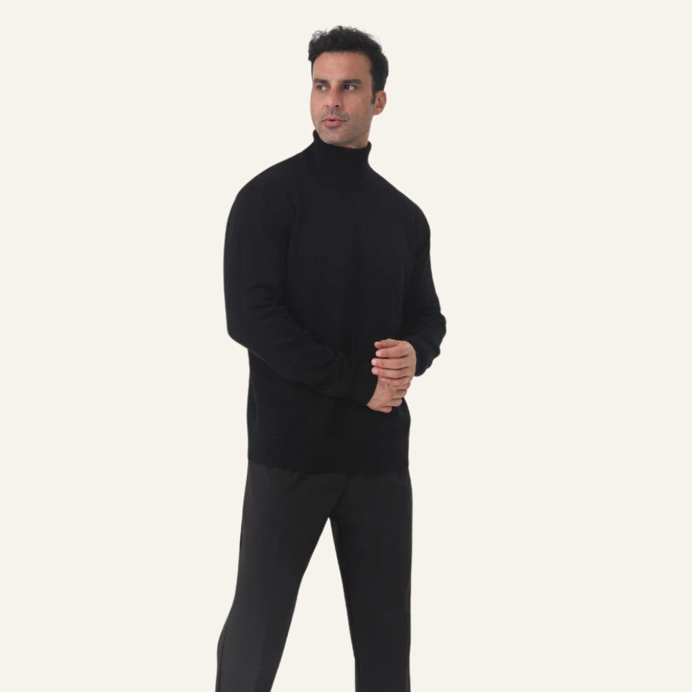 Suéter de Cuello Alto para Hombre Old Money Milani