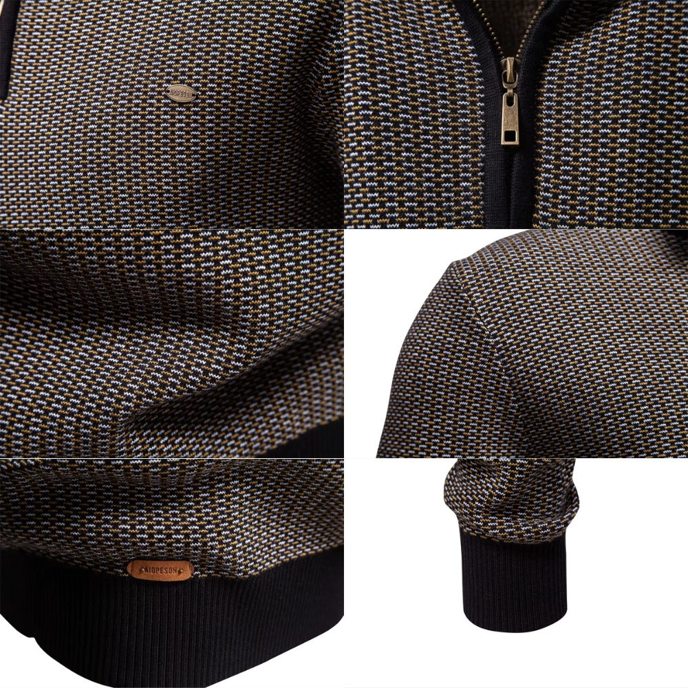 Suéter de Punto con Medio Cierre para Hombre Vaccioni