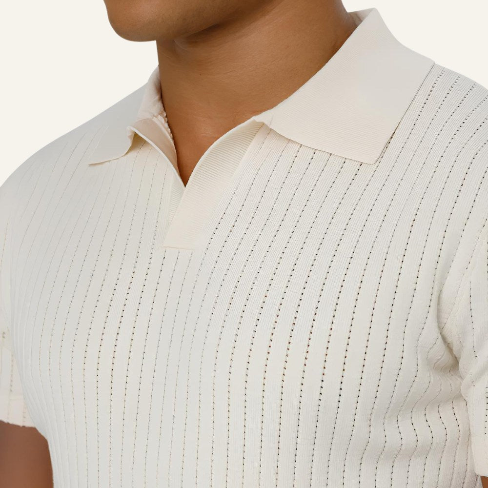 Camisa Polo de Punto para Hombre Old Money Saville