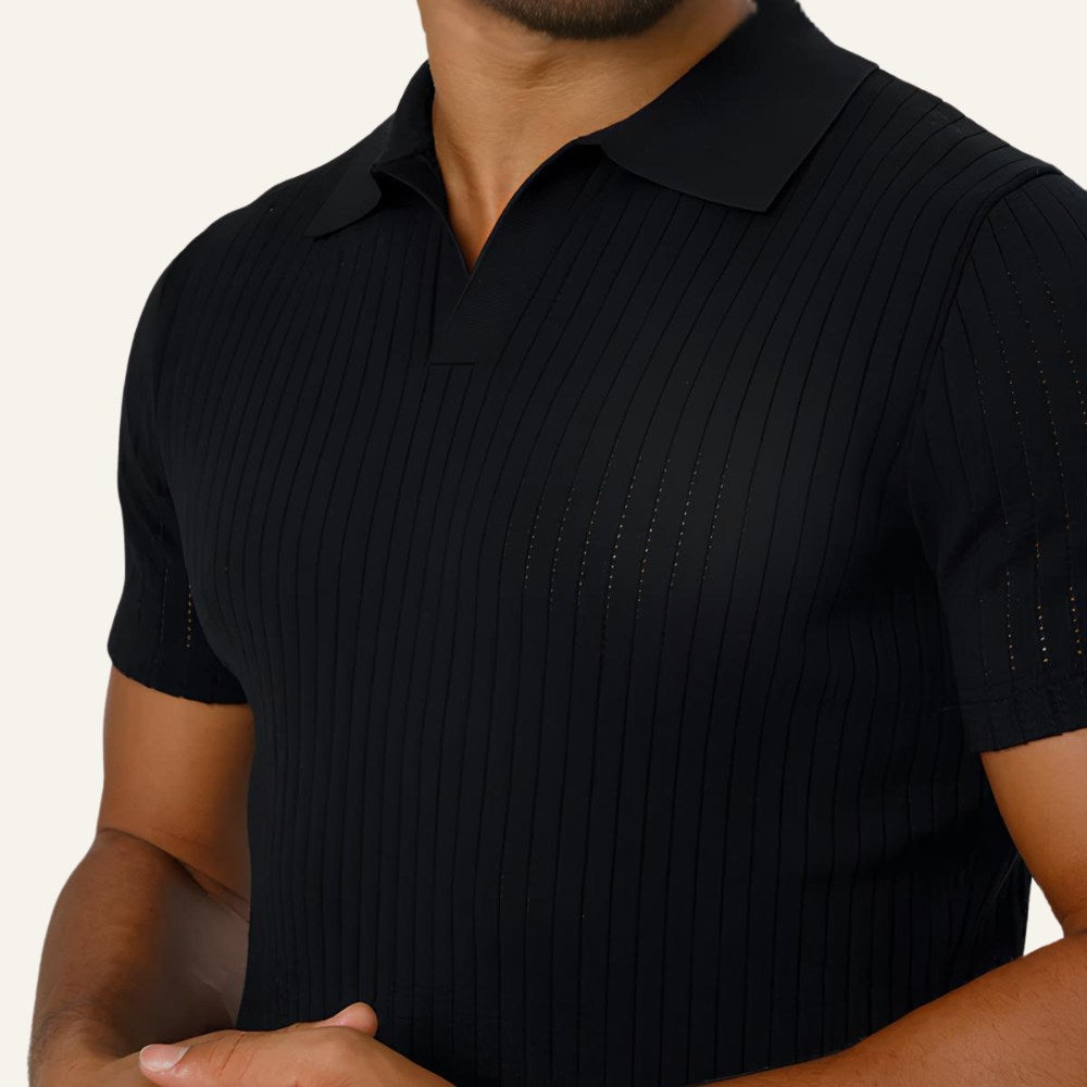 Camisa Polo de Punto para Hombre Old Money Saville