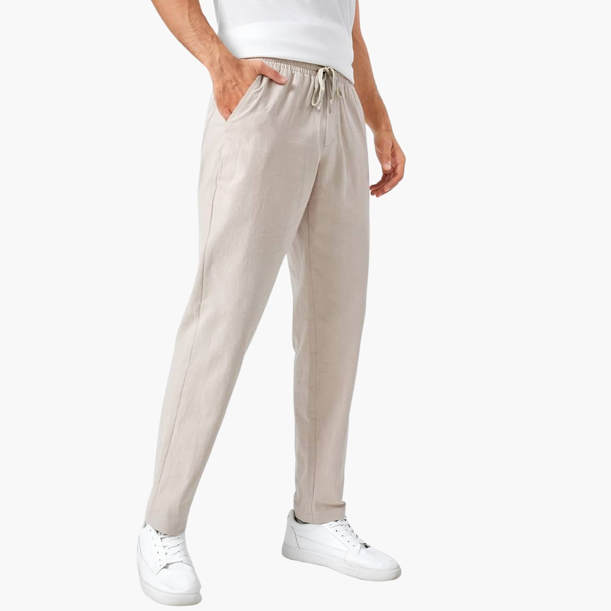 Pantalón de Lino Slim Fit Milford para Hombre
