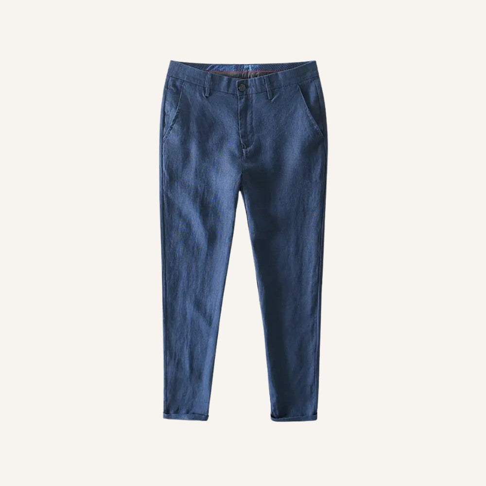 Pantalón de Lino Bianco para Hombre