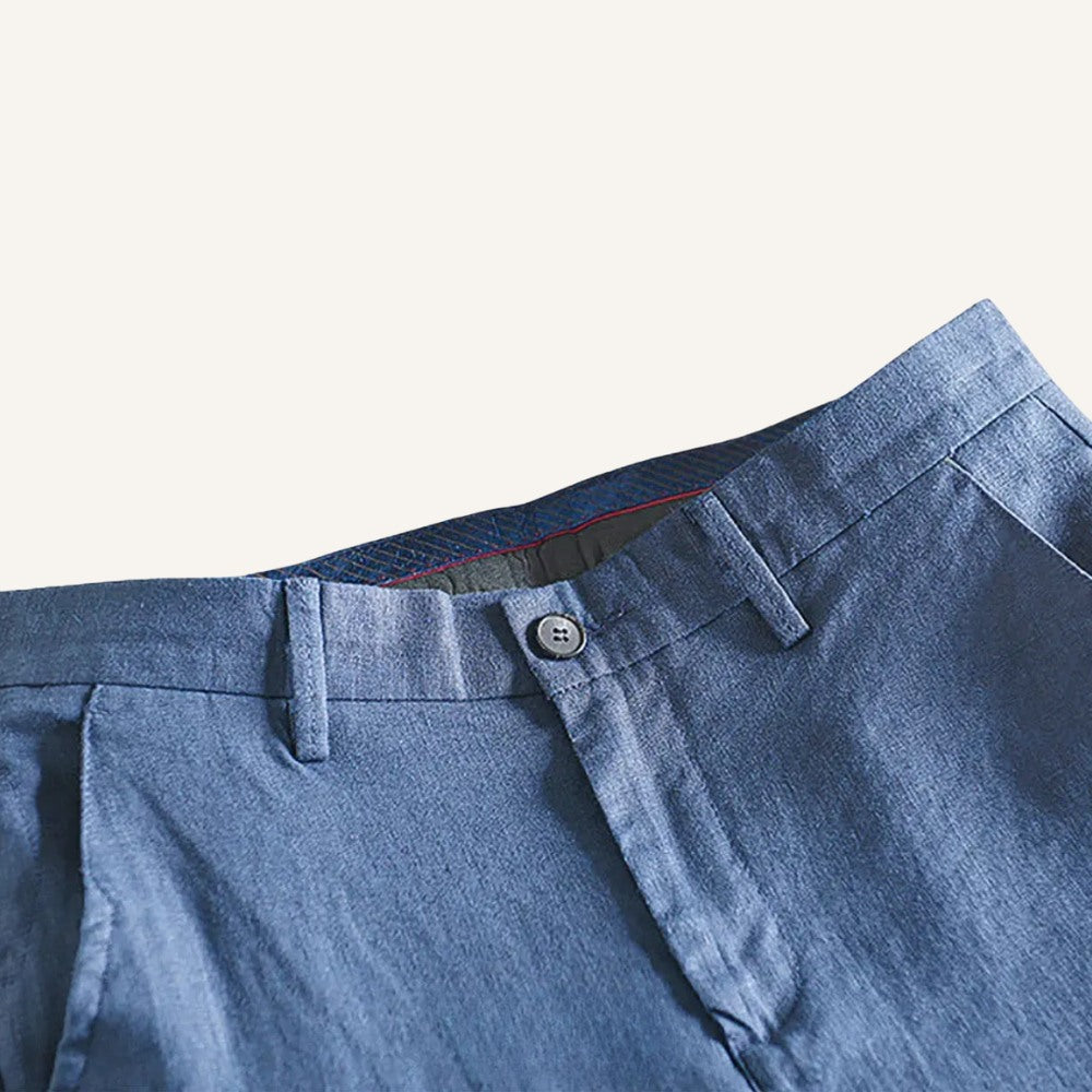 Pantalón de Lino Bianco para Hombre