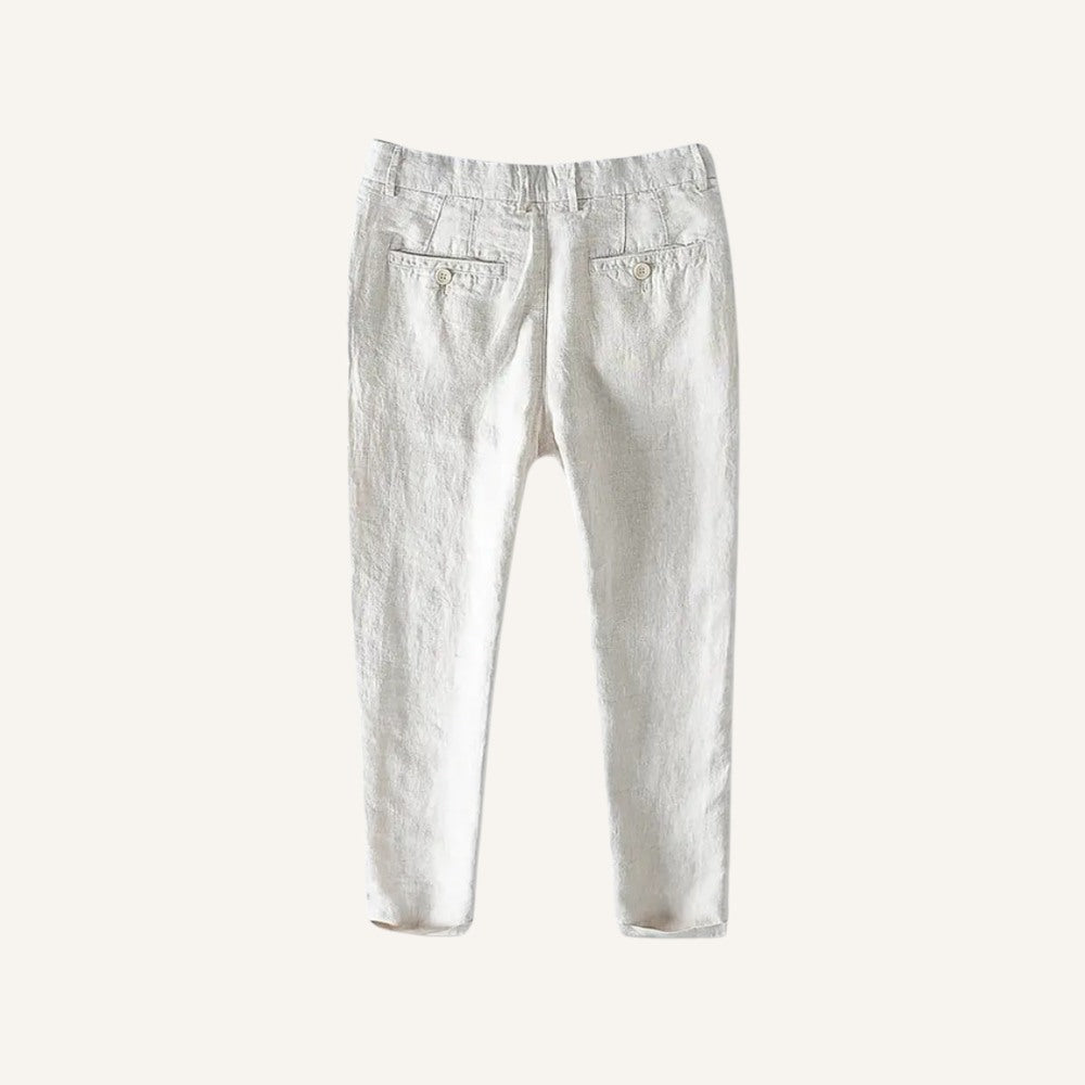 Pantalón de Lino Bianco para Hombre