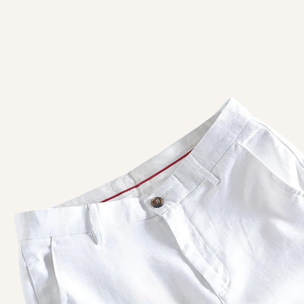 Pantalón de Lino Bianco para Hombre