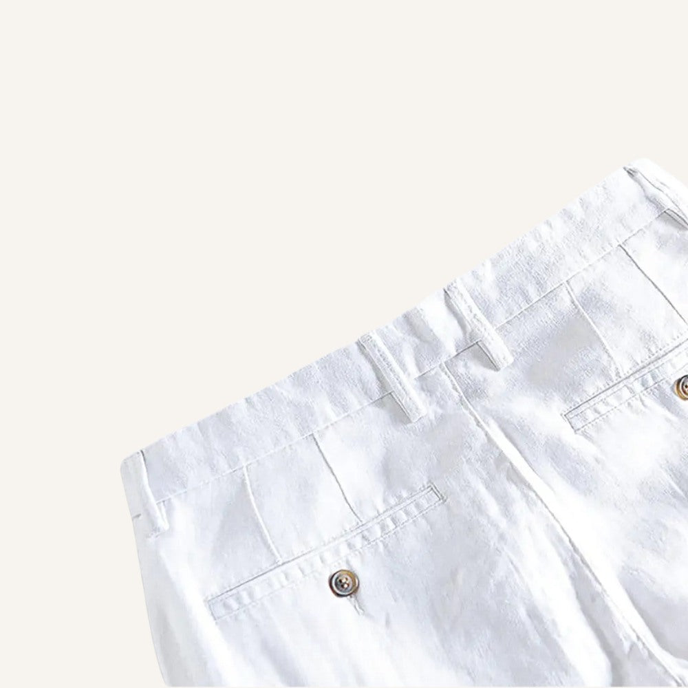 Pantalón de Lino Bianco para Hombre