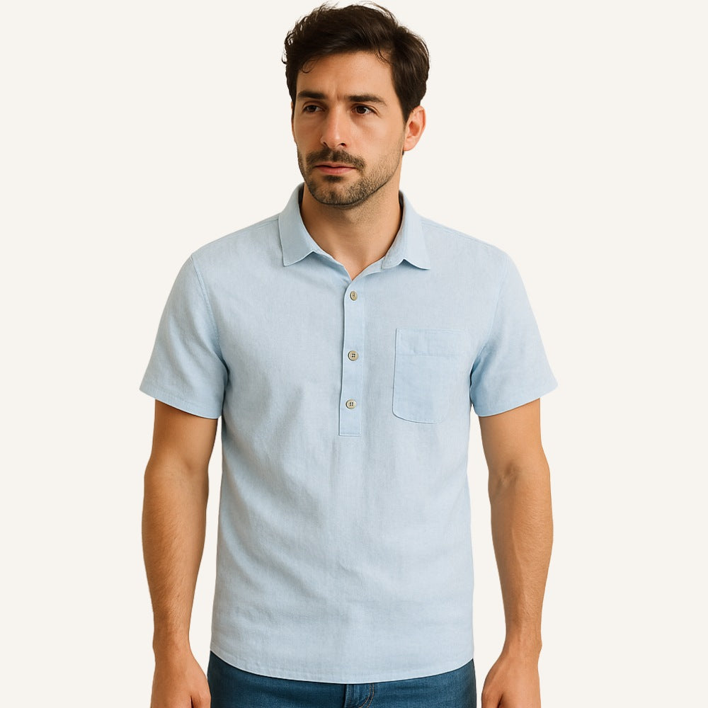 Polo de Lino Salerno para Hombre