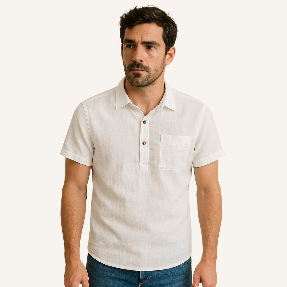 Polo de Lino Salerno para Hombre
