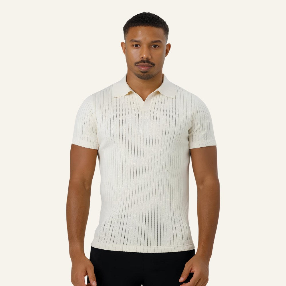 Camisa Polo de Punto para Hombre Old Money Saville