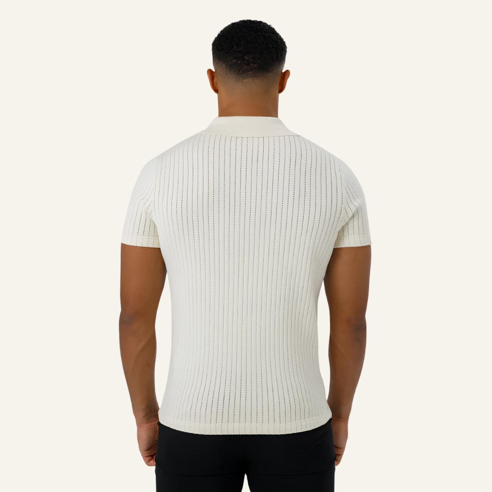 Camisa Polo de Punto para Hombre Old Money Saville