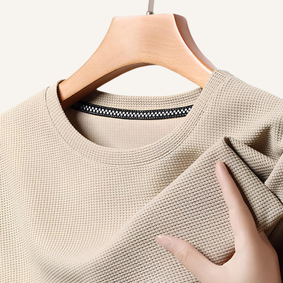 Camiseta para Hombre Old Money Básica Texturizada Belmont