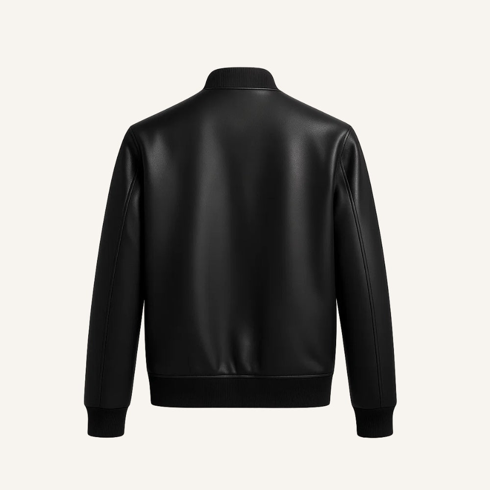Chaqueta de Cuero para Hombre Gran Nero