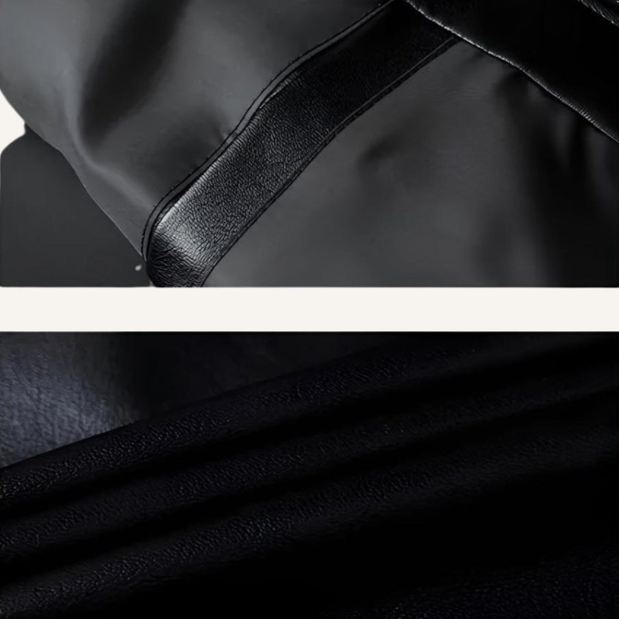 Chaqueta de Cuero para Hombre Gran Nero