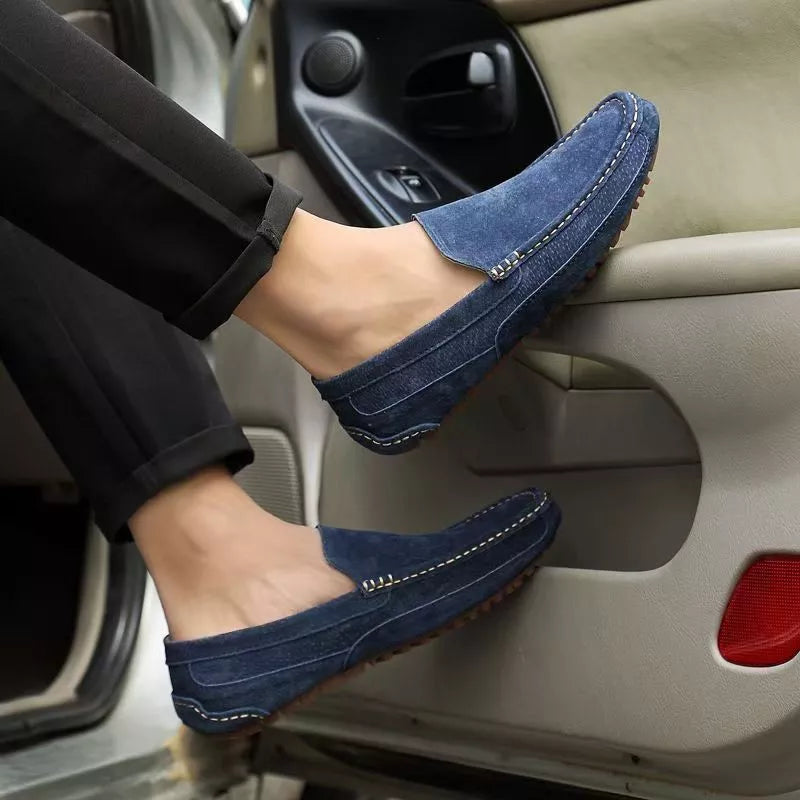 Mocasín Loafer de Ante Solatte para Hombre