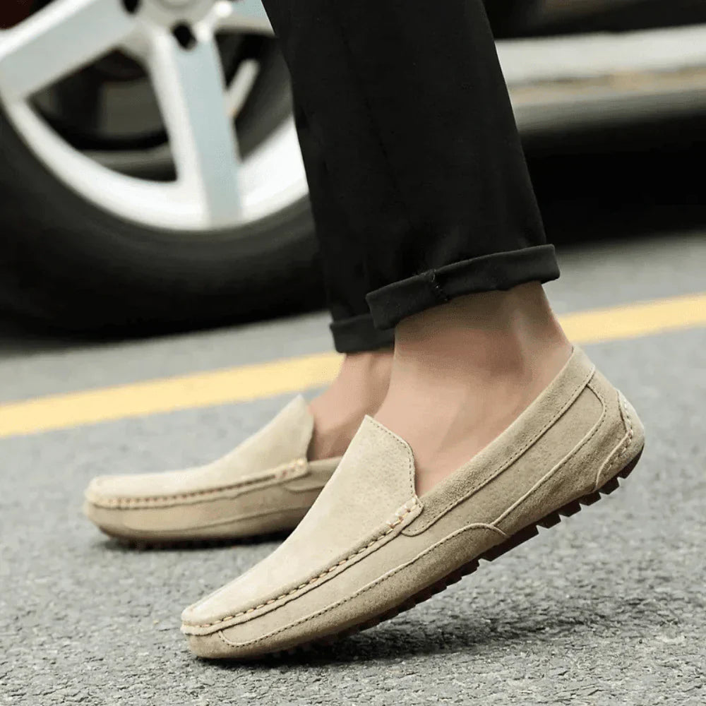 Mocasín Loafer de Ante Solatte para Hombre