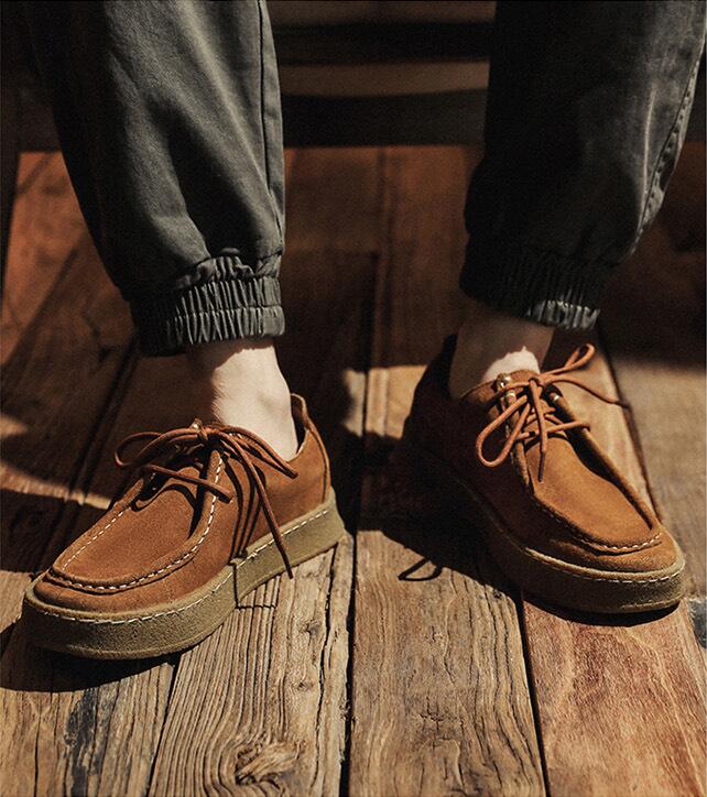 Zapato de Gamuza con Suela Alta para Hombre Craffito