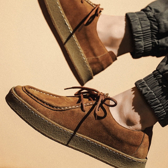 Zapato de Gamuza con Suela Alta para Hombre Craffito