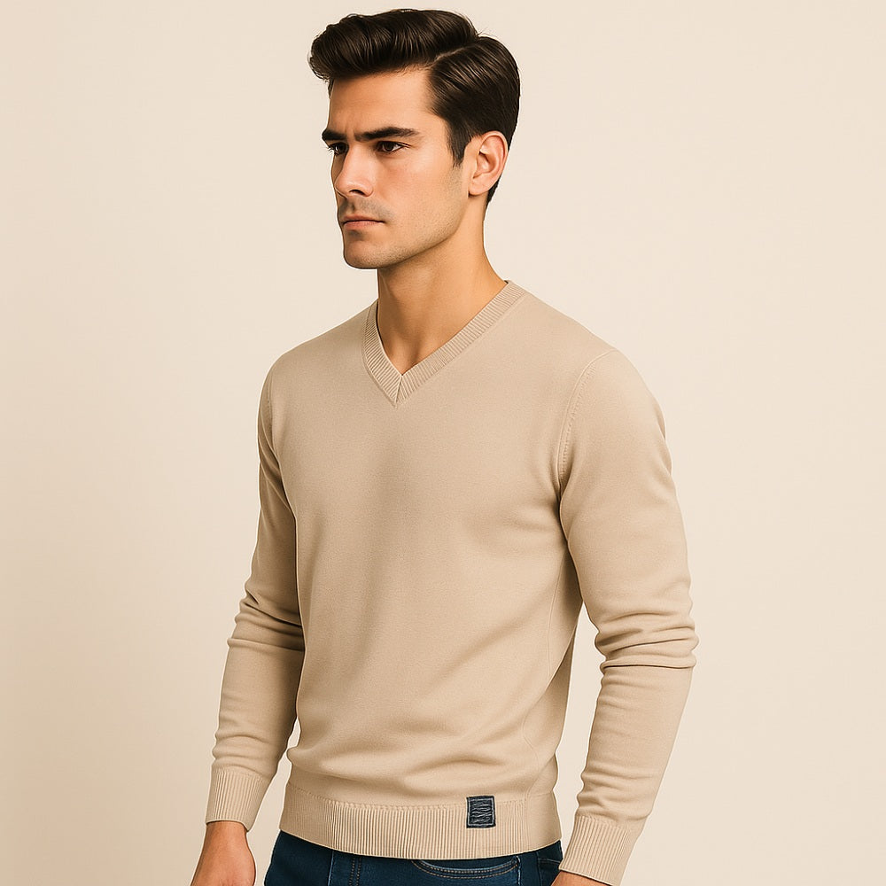 Suéter para Hombre con Cuello en V Pesson Lior