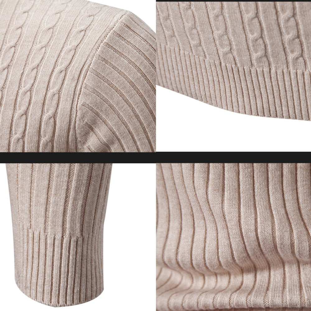 Suéter de Cuello Alto para Hombre Old Money Rizzo