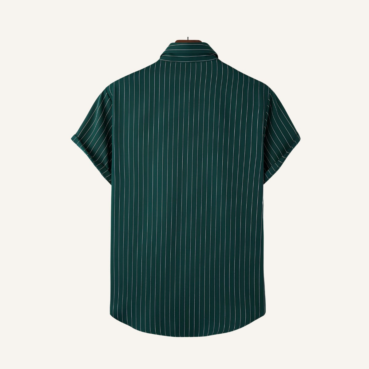 Camisa de Hombre de Rayas Verdes Nautic